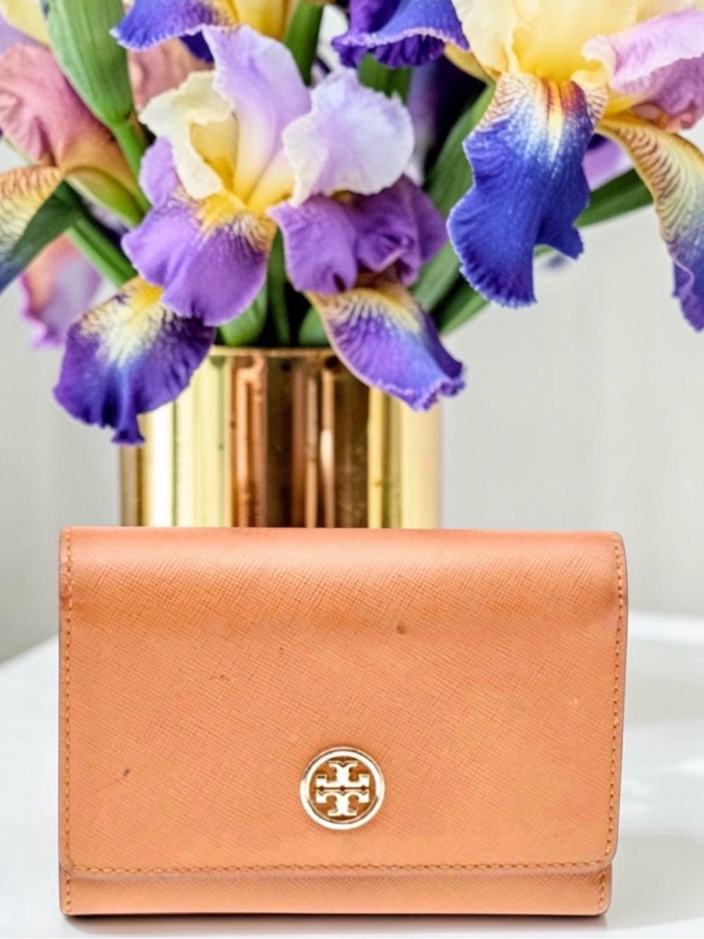 Tory Burch Brown Leather Designer Wallet - Wristlet | Zip Around Robinson Style